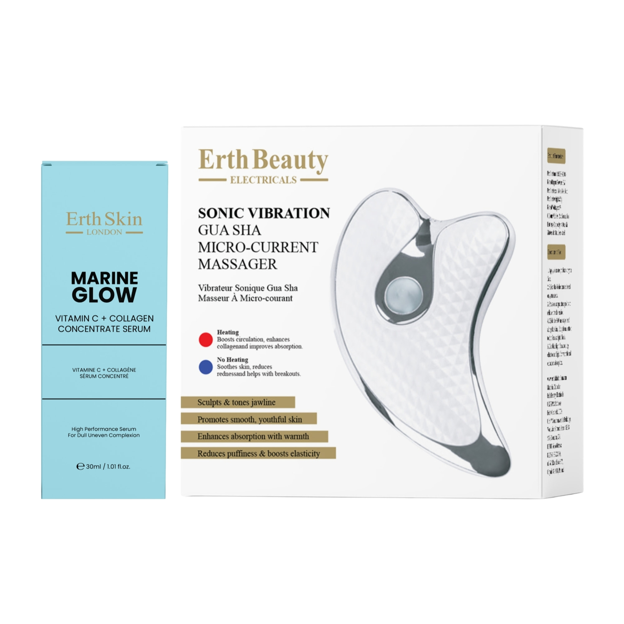 Gua Sha EMS + Sérum Vitamina C 30 ml