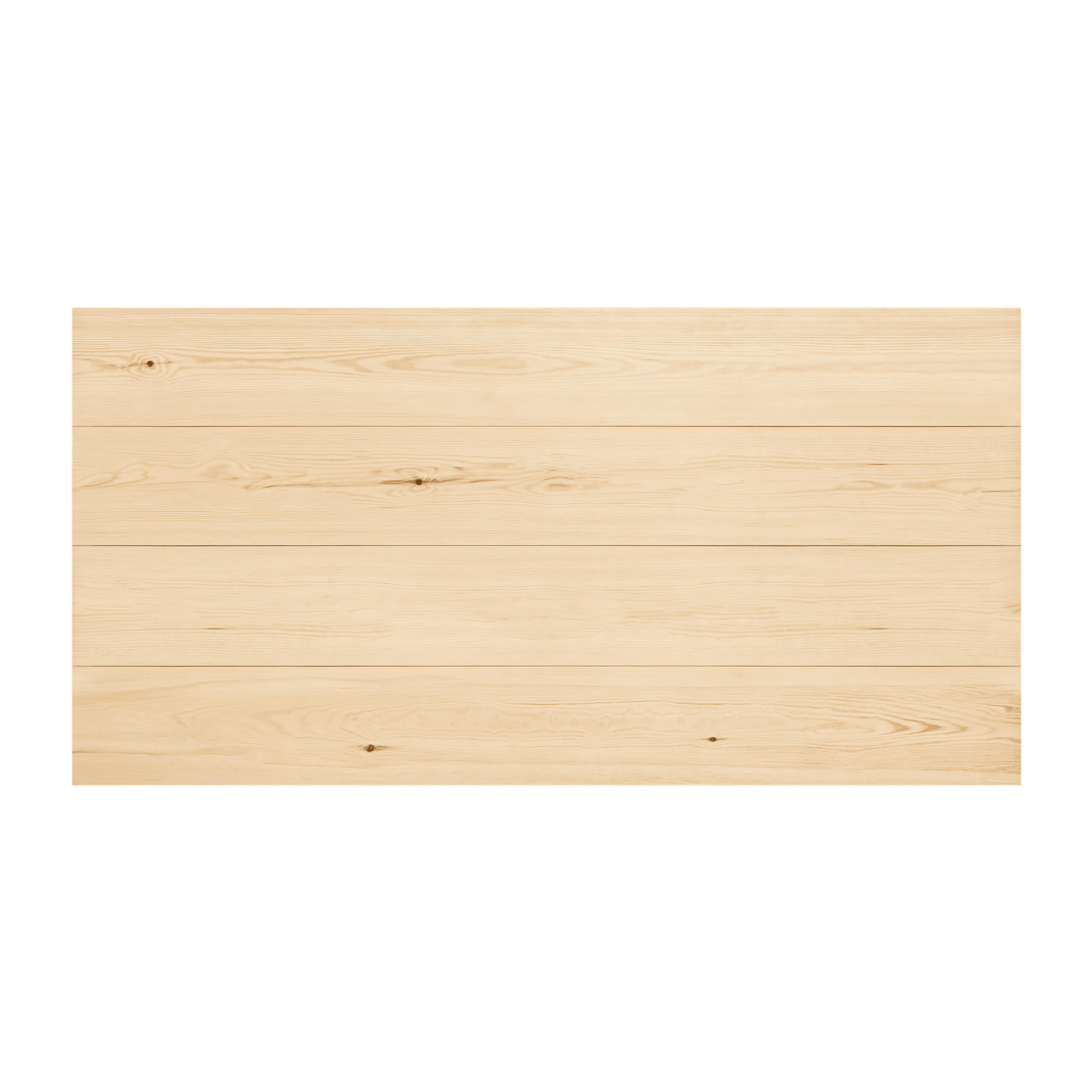 Cabecero de madera maciza en tono natural de varias medidas