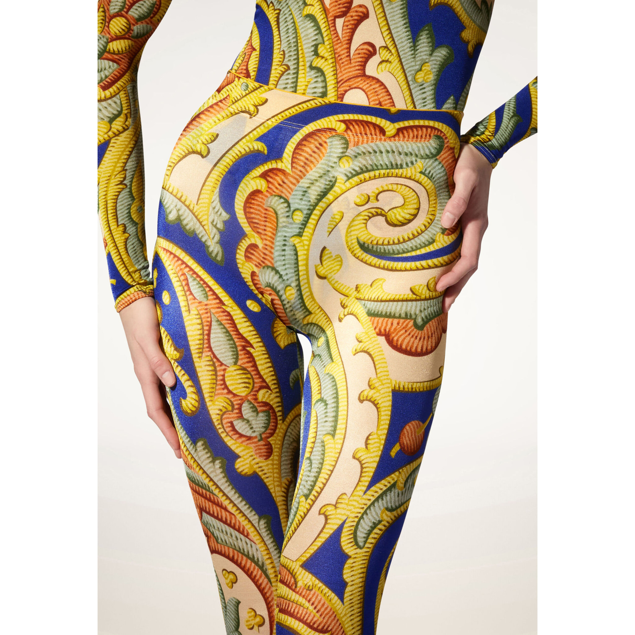 Collant Paisley Baroque Tights