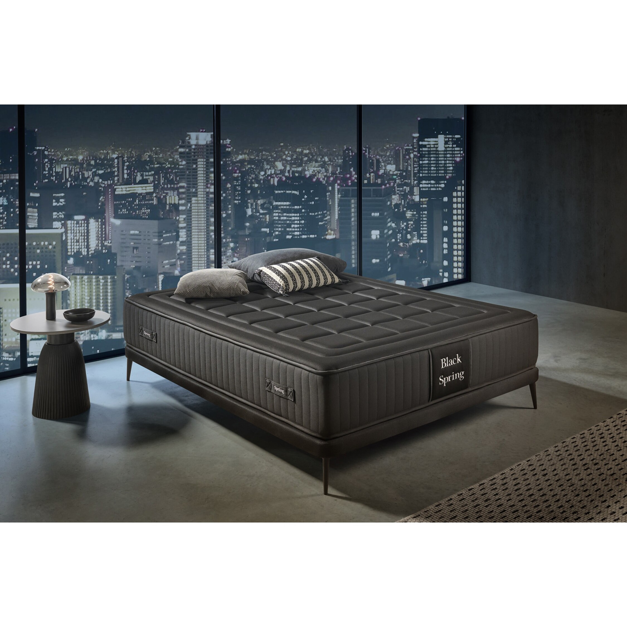 Matelas Ressorts Ensachés Black Spring Royal, 30 cm, 1 place - Moonia