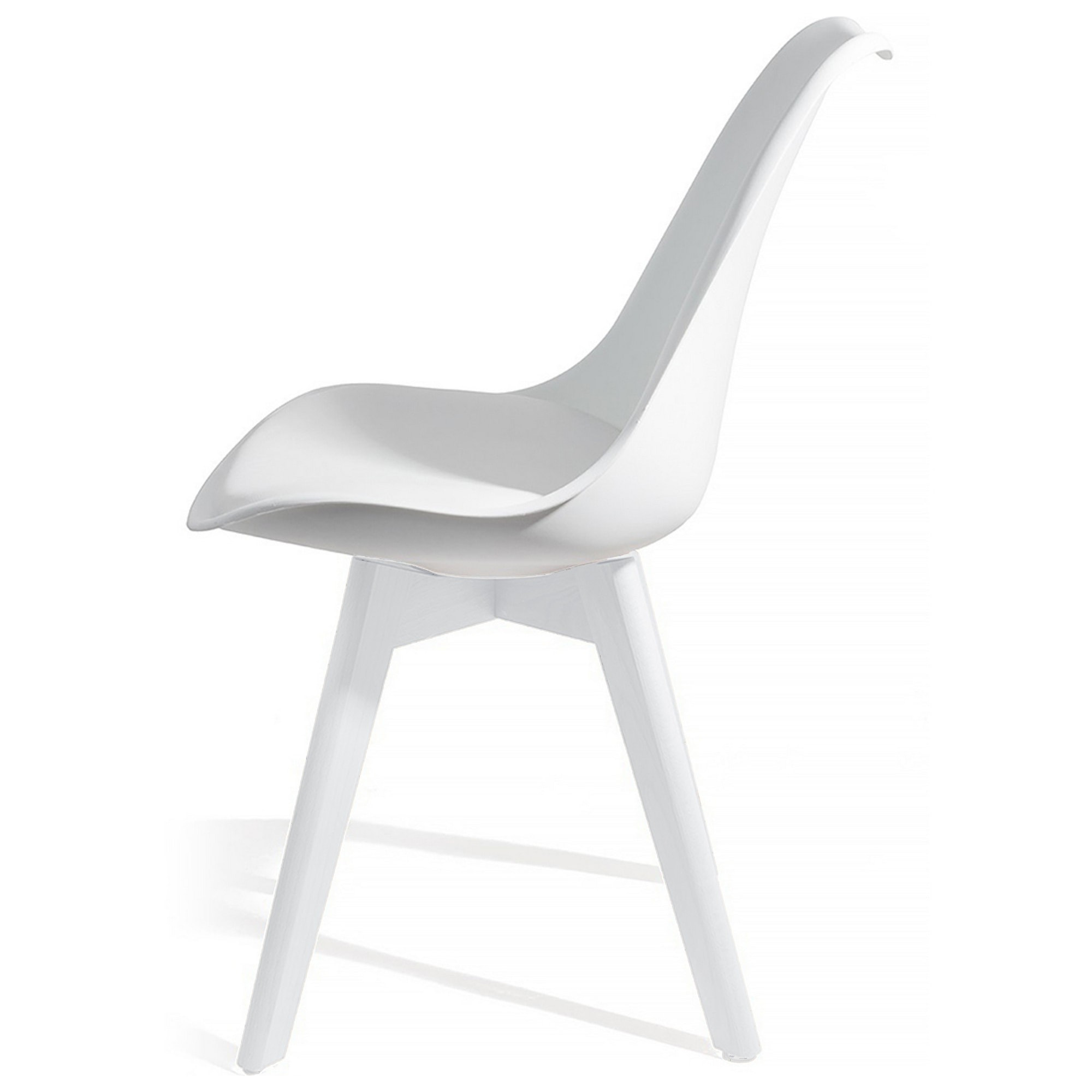 Oresteluchetta Set 4 sedie SMART FULL WHITE