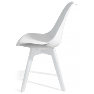 Oresteluchetta Set 4 sedie SMART FULL WHITE