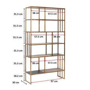 Étagère Cesaro 170x90cm Kare Design