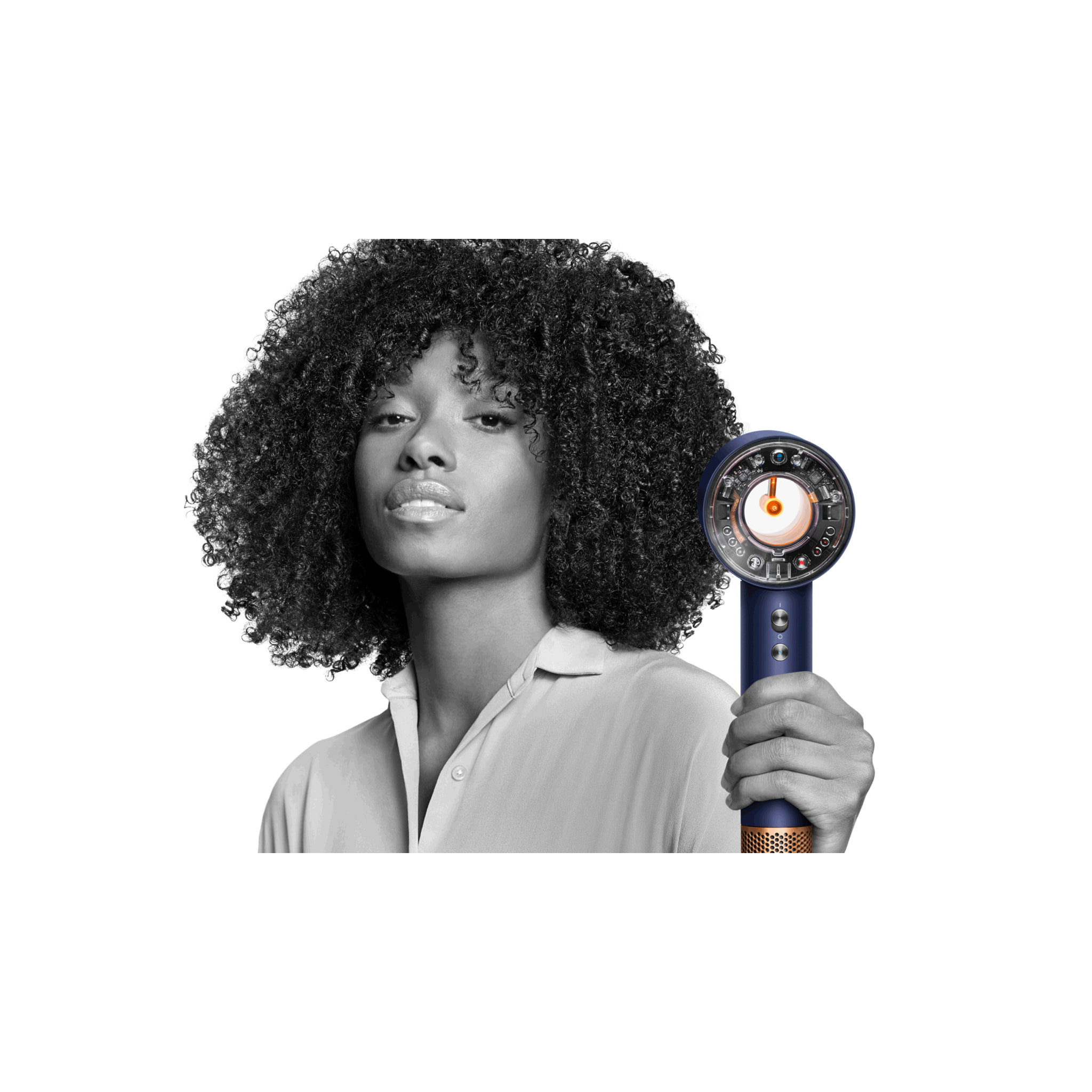 Asciugacapelli Dyson Supersonic Nural™ – Capelli lisci e mossi (blu di prussia/rame) | Nuovo