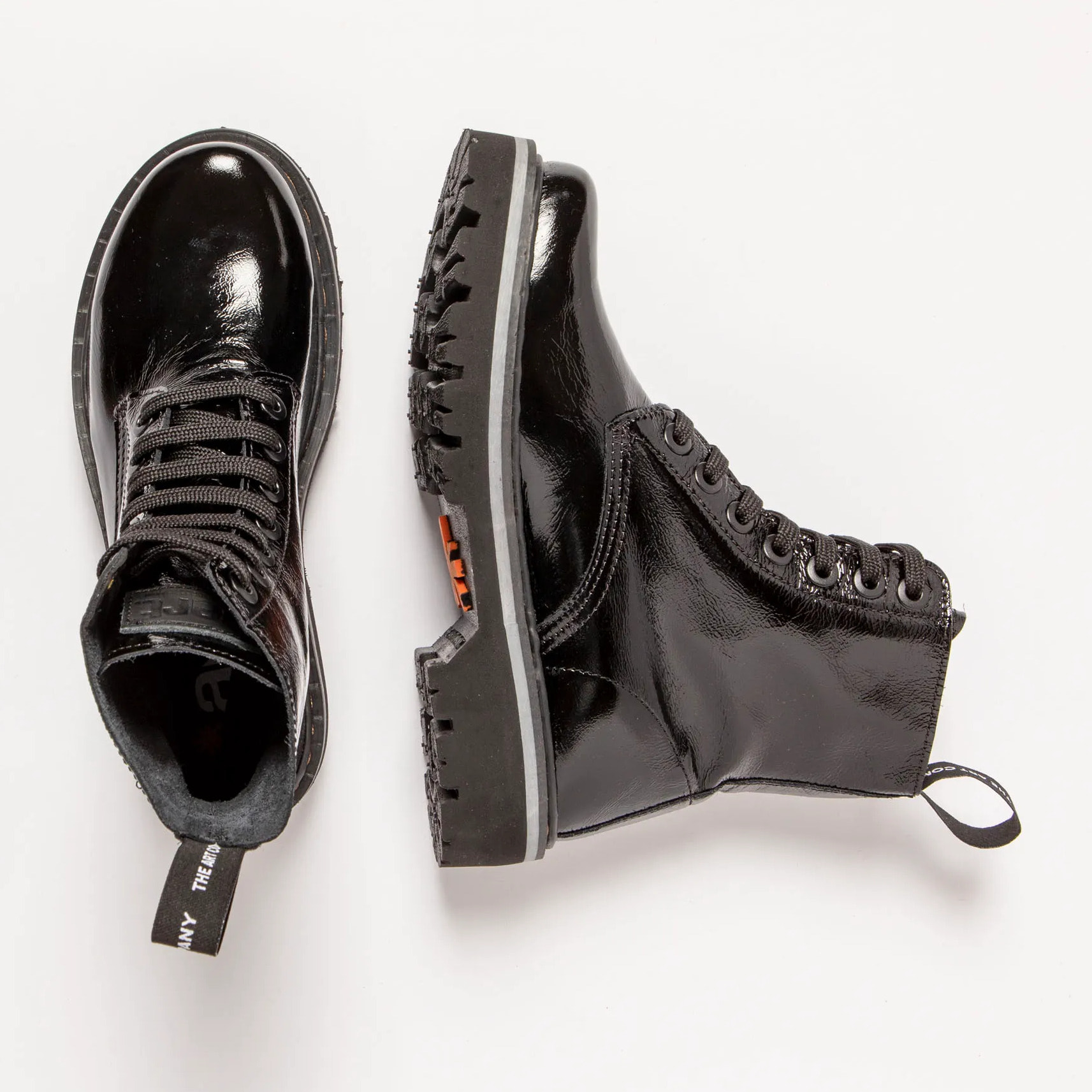 Botines 1166 PATENT FLASH BLACK / MARINA color Black