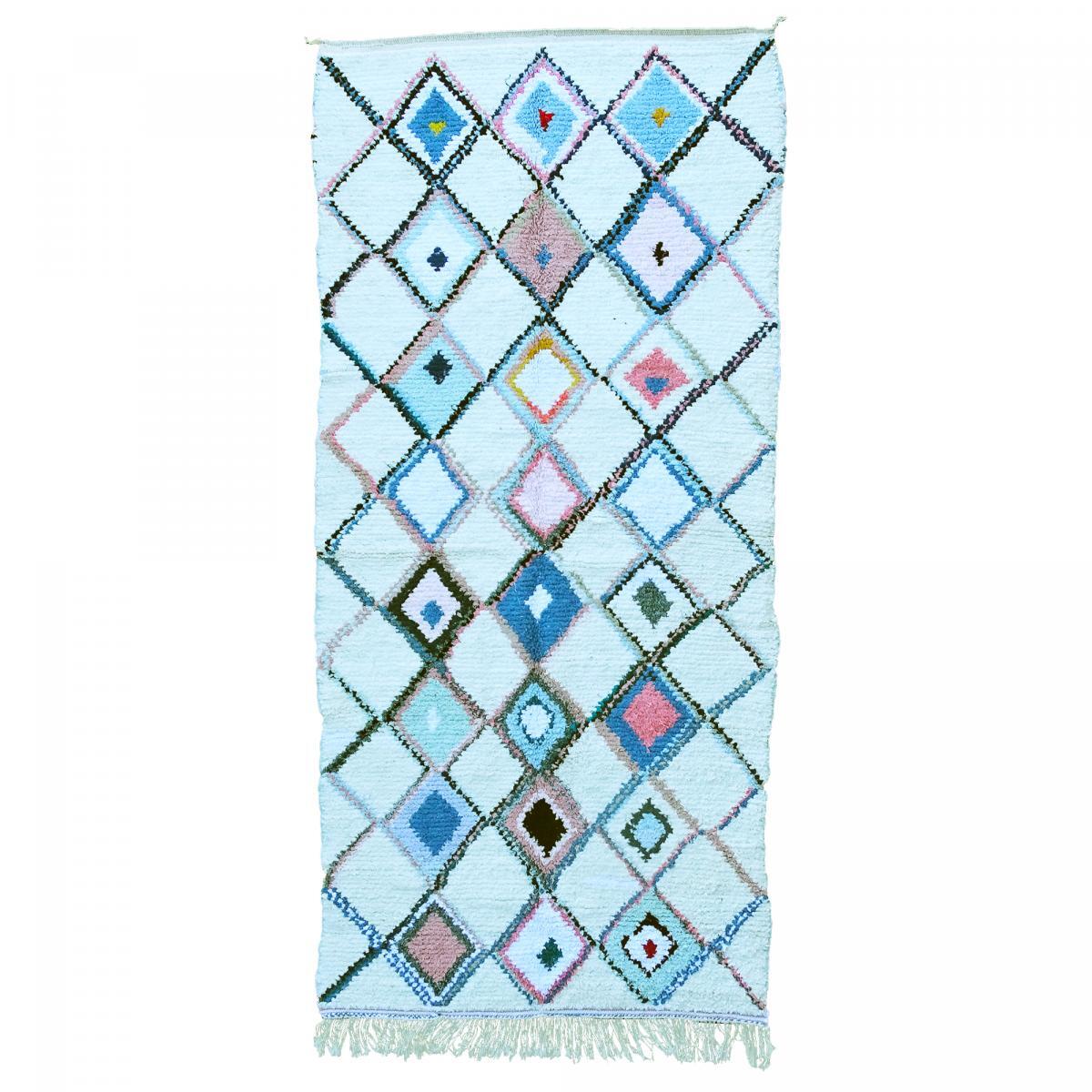 Authentique tapis berbère fait à la main en coton MIFU