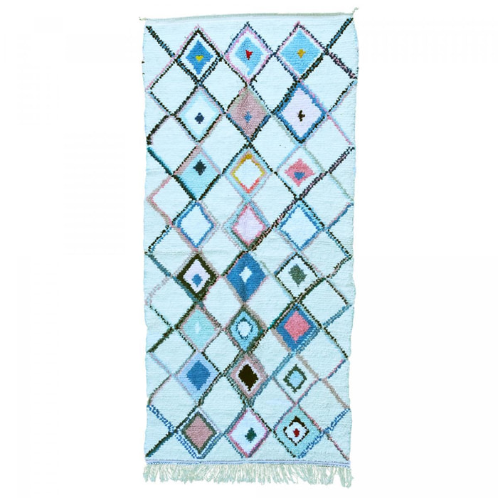 Authentique tapis berbère fait à la main en coton MIFU