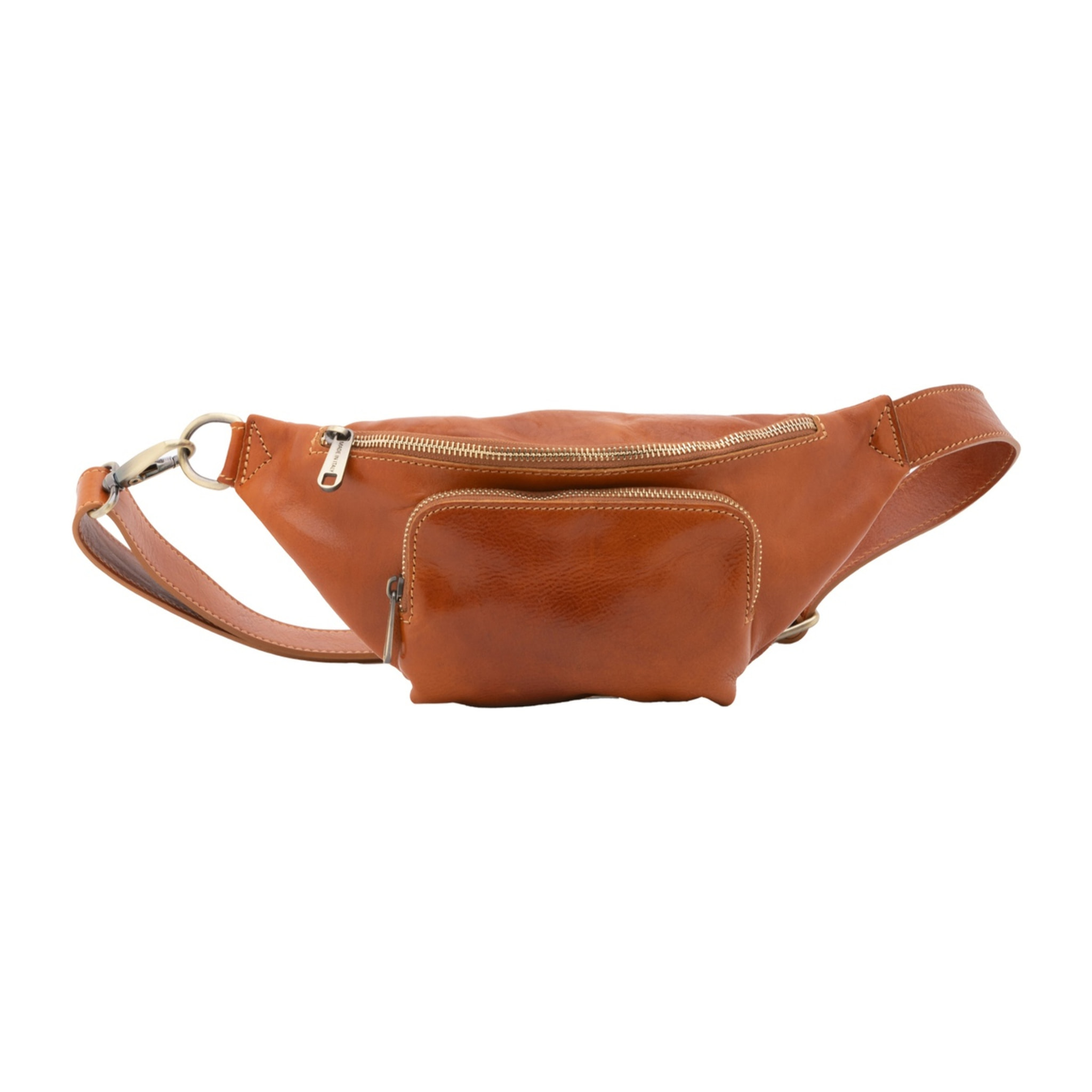 Marsupio da uomo in vera pelle - Modello False - 100% pelle - 30.0 x 15.0 x 8.5 cm