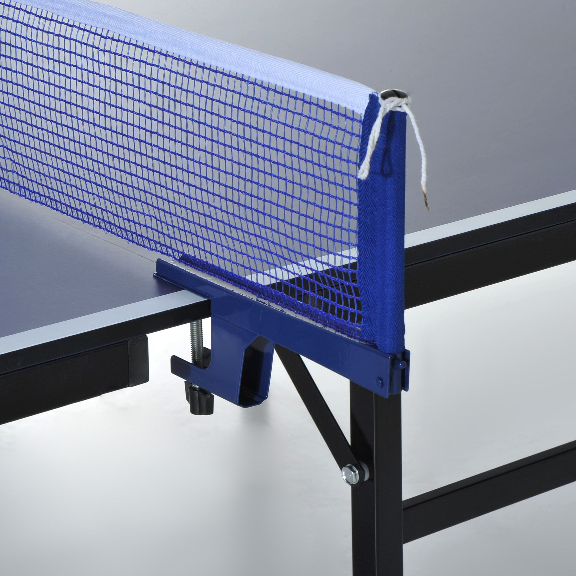 Mesa de Ping Pong Plegable Acero MDF 152,5x274x76cm Azul