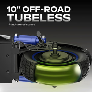 Trottinette Électrique Adulte UrbanGlide  ECROSS –  Moteur 1300W -  Autonomie Jusqu'a 60 km - Pneu Tubeless 10" - Batterie 54V/13Ah - Poids 23Kg