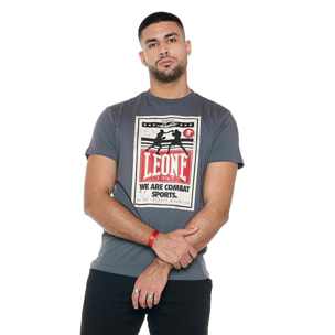 T-shirt da uomo maniche corte con stampa incontro boxe "Metropolitan"
