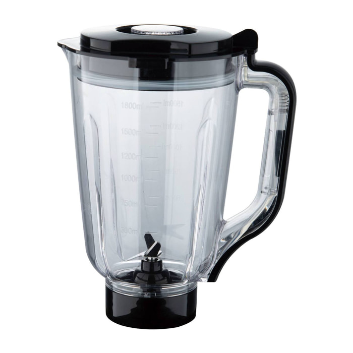 Batidora de vaso 1000W con 2 velocidades y turbo