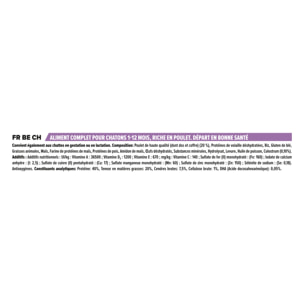 PRO PLAN Kitten 1-12 mois HEALTHY START Poulet 10kg