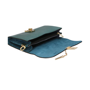 Borsa a mano da donna Made in Italy - Modello Hope - Vera pelle - 23.0 x 13.0 x 5.0 cm