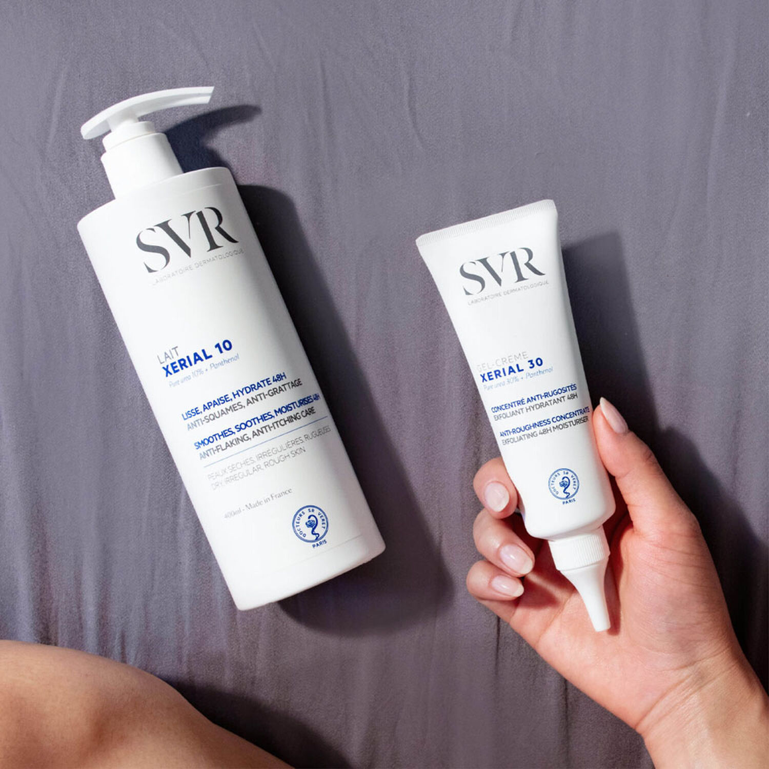 Xerial 30 - Gel-Crème Concentré Anti-Rugosités, Exfoliant Hydratant 48h - 75 ml