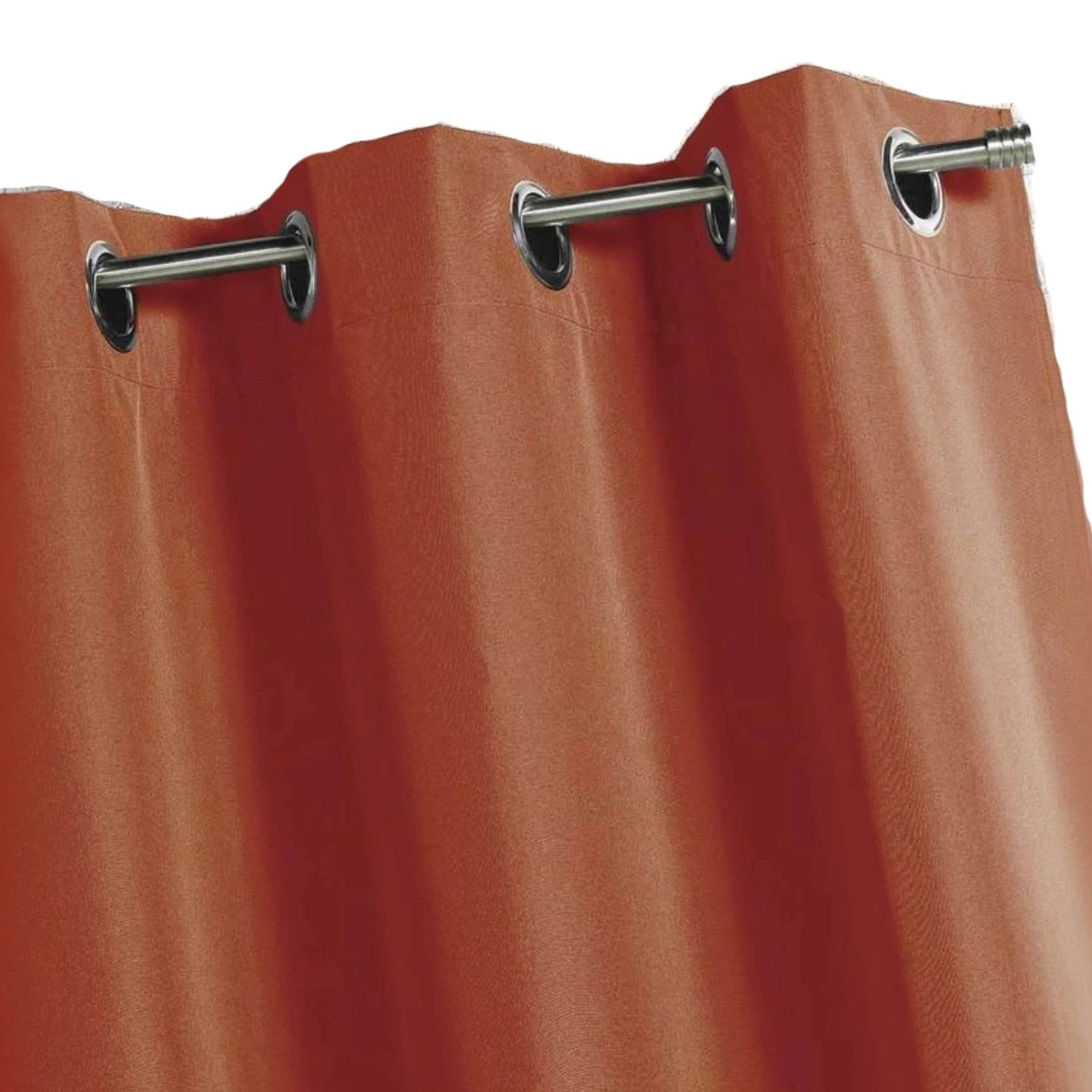 Rideau d'extérieur en tissu déperlant - Orange