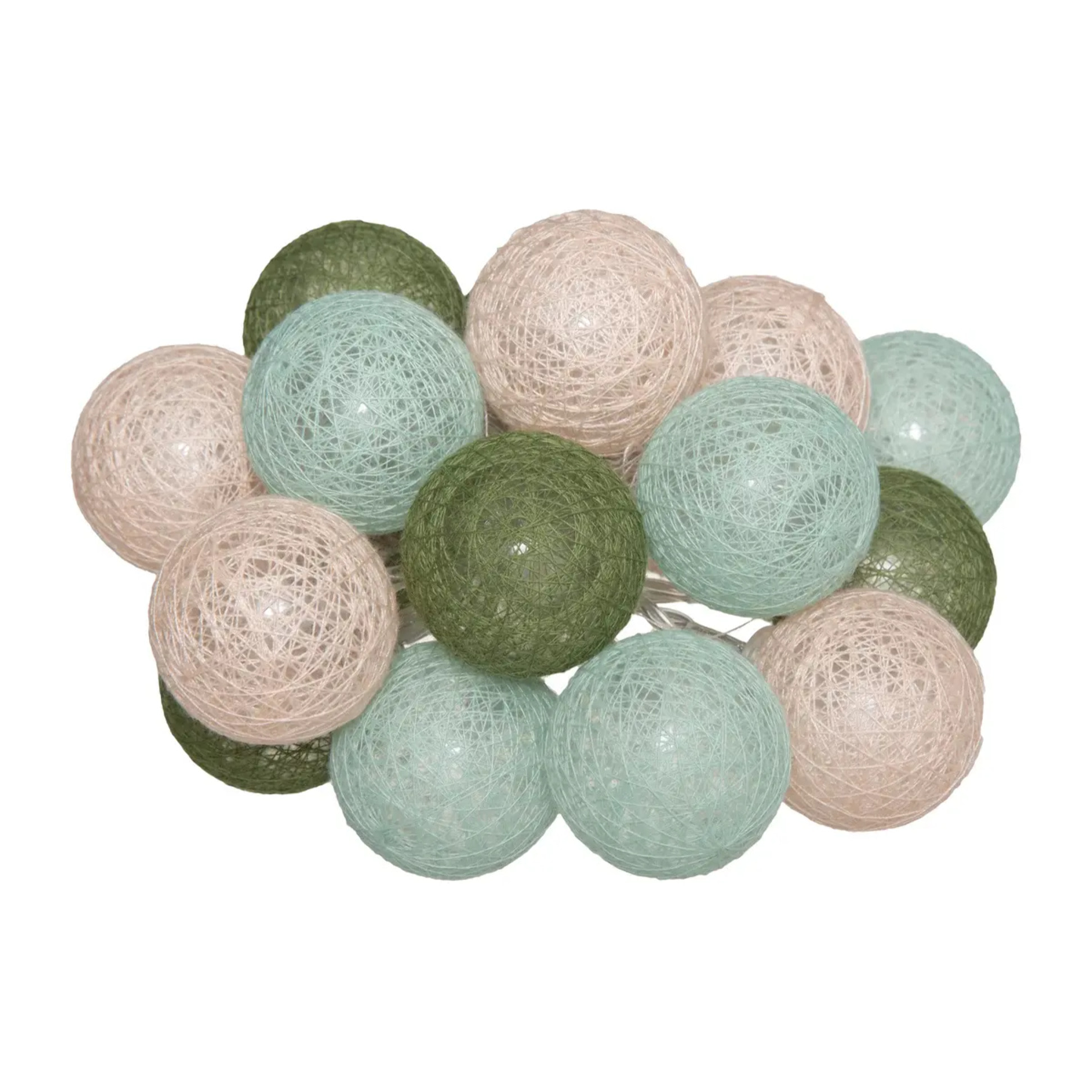 Guirlande LED à piles 16 boules