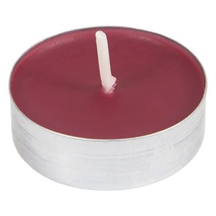 Lot de 10 bougies parfumées fruits rouges 150g