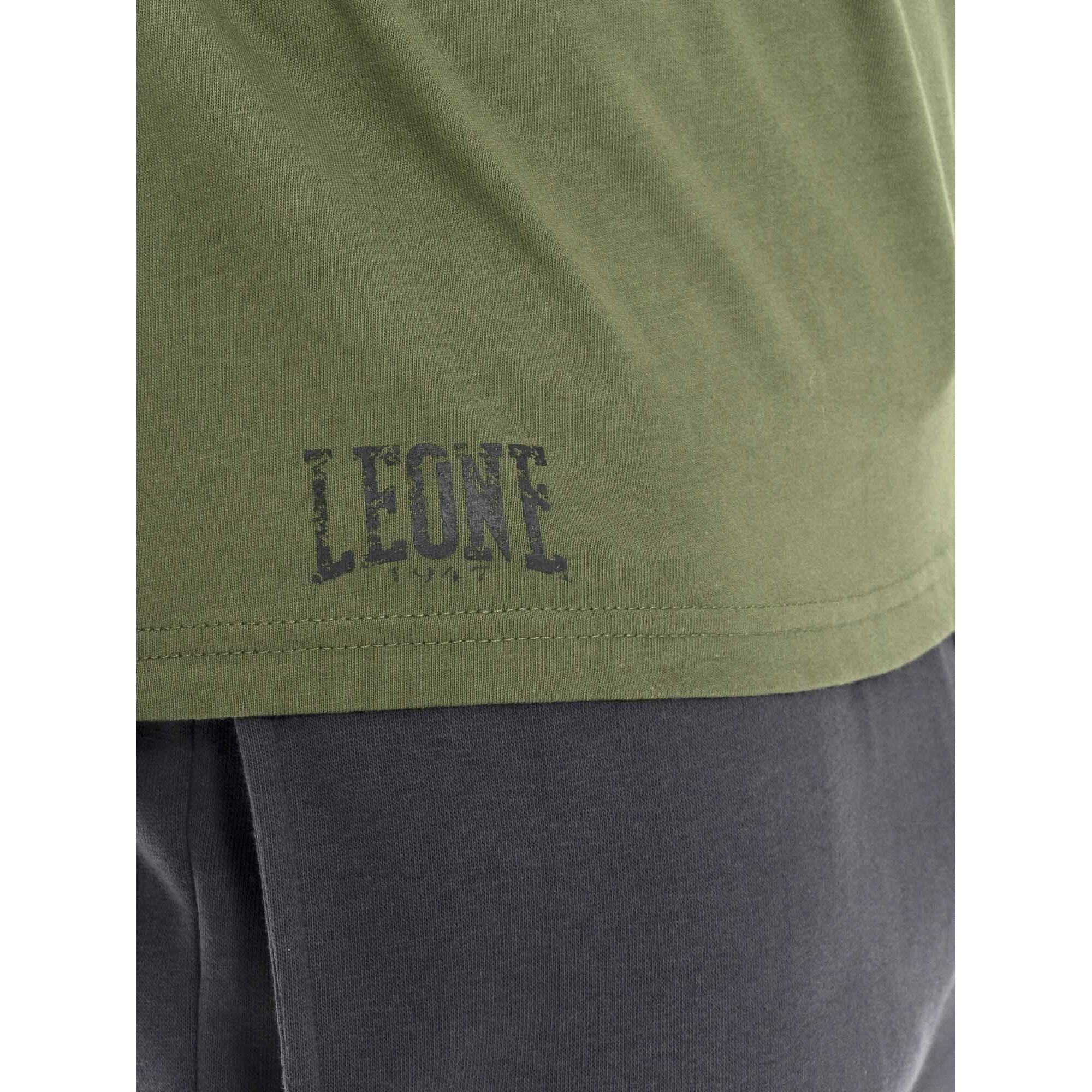 T-shirt uomo a manica lunga, logo piccolo Leone 1947 Color Block