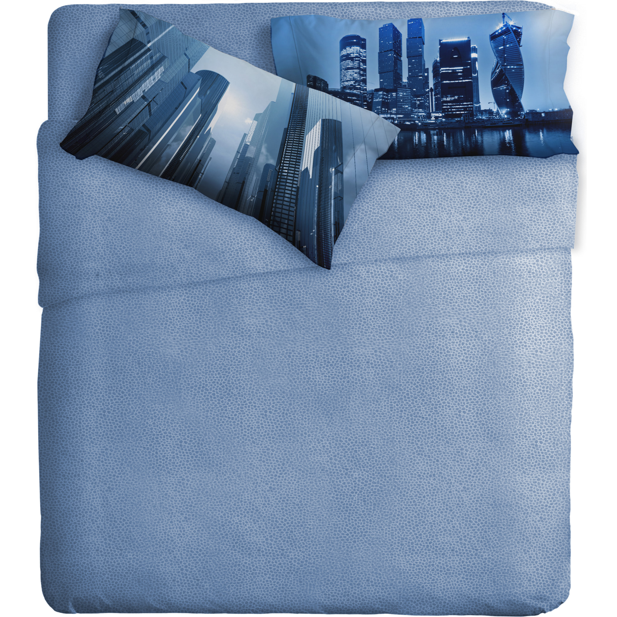 Completo letto fotografico Fine-Art IPERSAN Puro Cotone Skyline