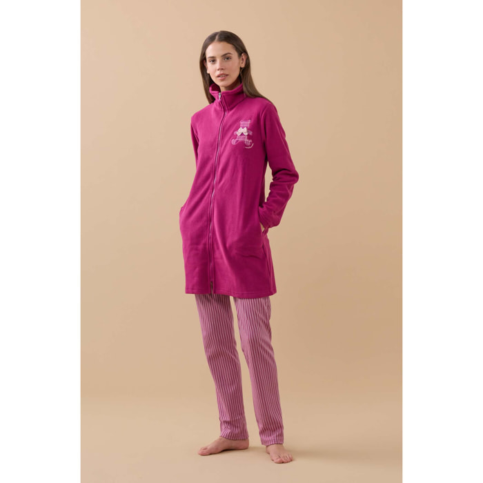 Vestaglia donna micropile articolo bunny Noidinotte