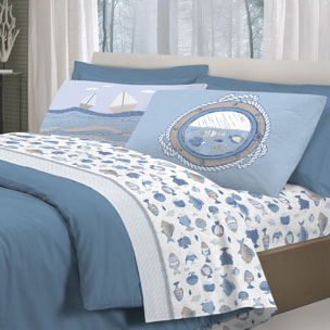 Completo letto oceano bianco