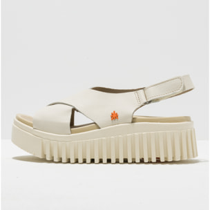 Sandalia de cuña 1574 NAPPA CREAM/BRIGHTON color Cream