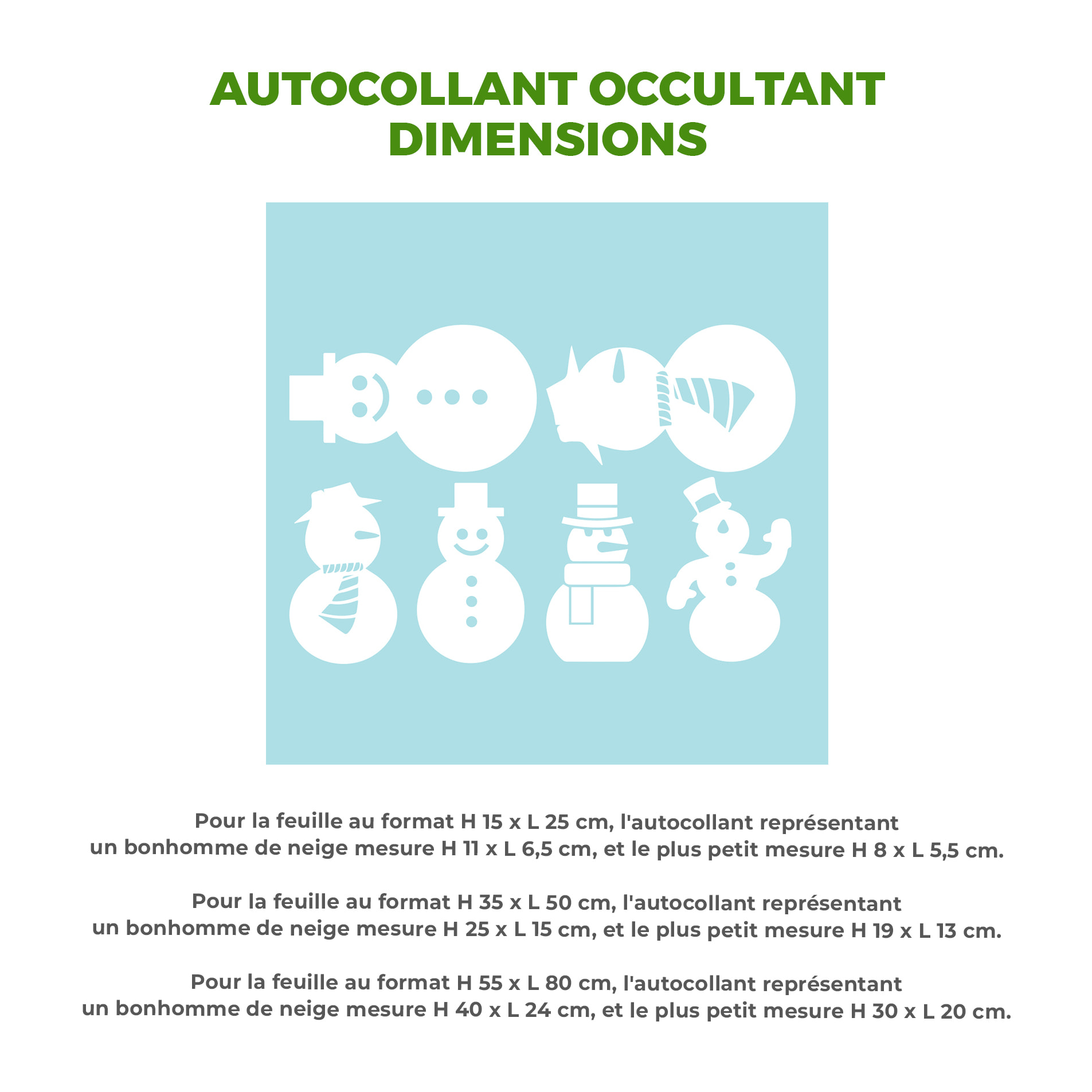 Stickers électrostatiques bonhommes de Noël - Autocollants adhésifs fenêtres noël - décoration fêtes