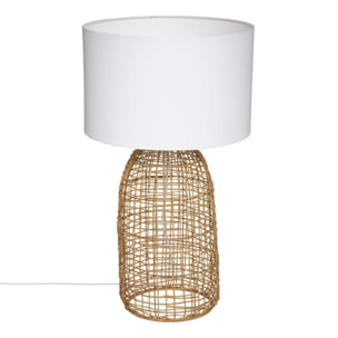 Lampe de table arabia rotin