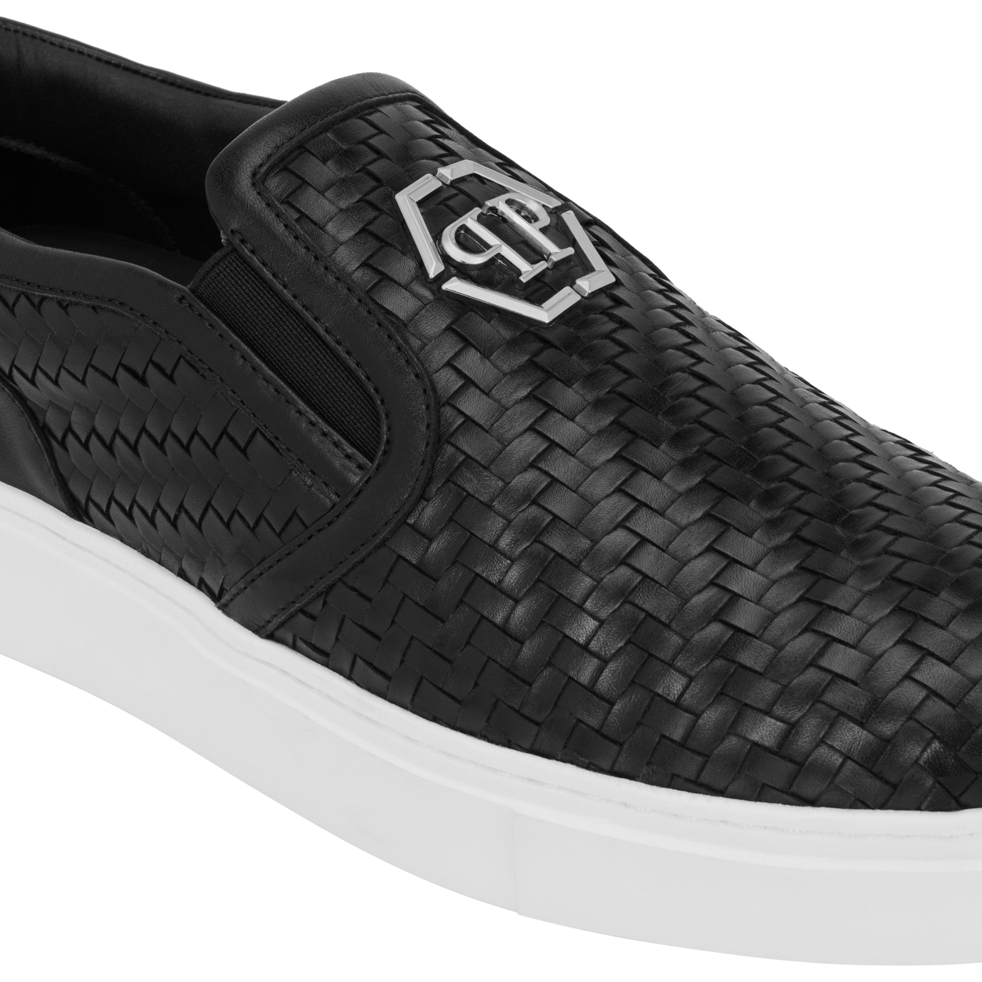 PHILIPP PLEIN Zapatos de plataforma sin cordones HEXAGON