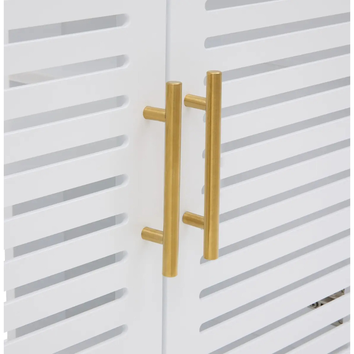 Meuble sous-lavabo Orea carré 35x70cm 2 portes blanc