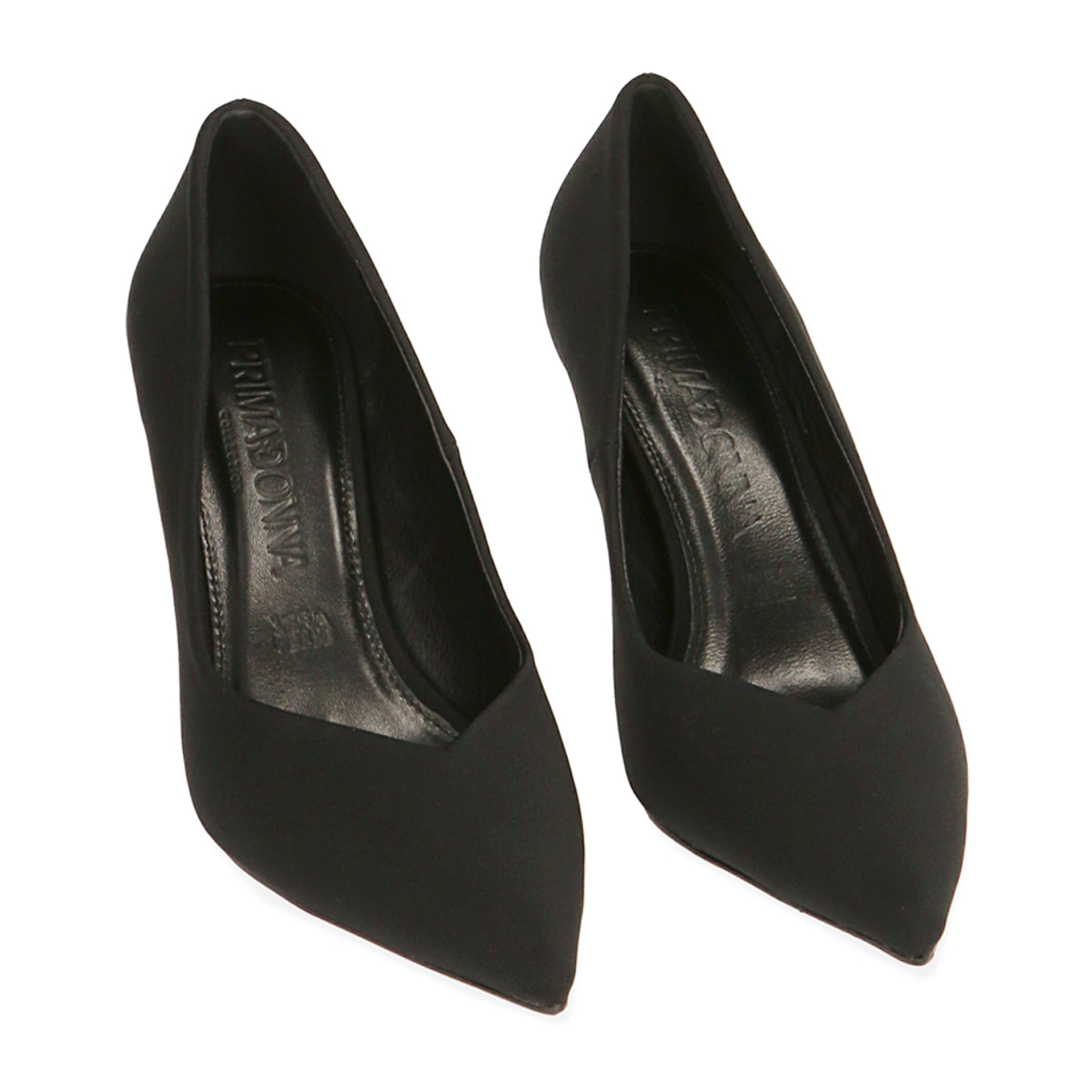 Salon negro en lycra, tacco 8,5 cm