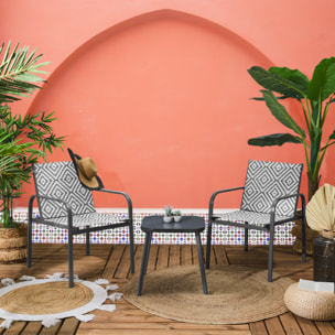 Salon De Jardin Mexico Noir