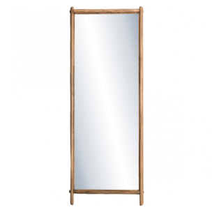 ANDRIAN - Miroir sur pieds marron bois Pin recyclé