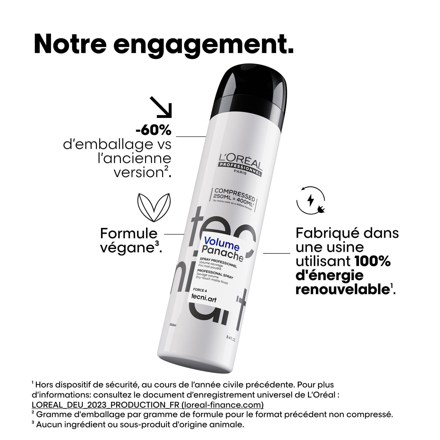 Tecni.art Volume Panache - Spray Volume Sauvage 250 ml