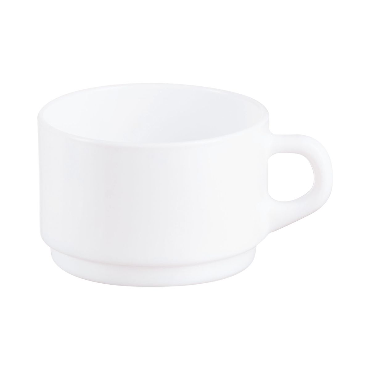 6 tasses blanches 28cl Empilable - Luminarc