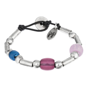 Pulsera Plata y colores Lineacolor plata zamak