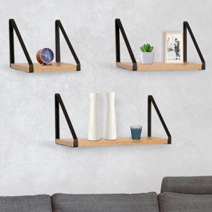 Etagères murales Memphis - Lot de 3