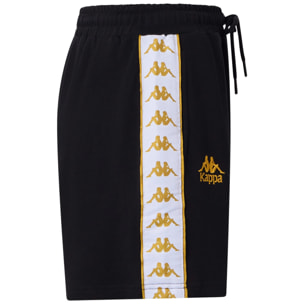 Kappa - Pantalones cortos Mujer Negro - 222 Banda Ivissa