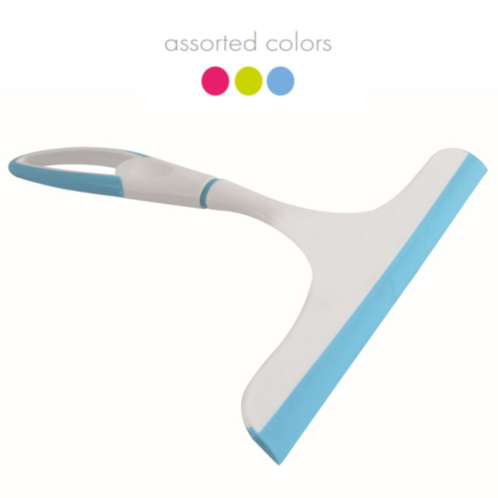 MSV Raclette de nettoage souple à  vitres 25cm - Coloris aléatoire - Manche ergonomique
