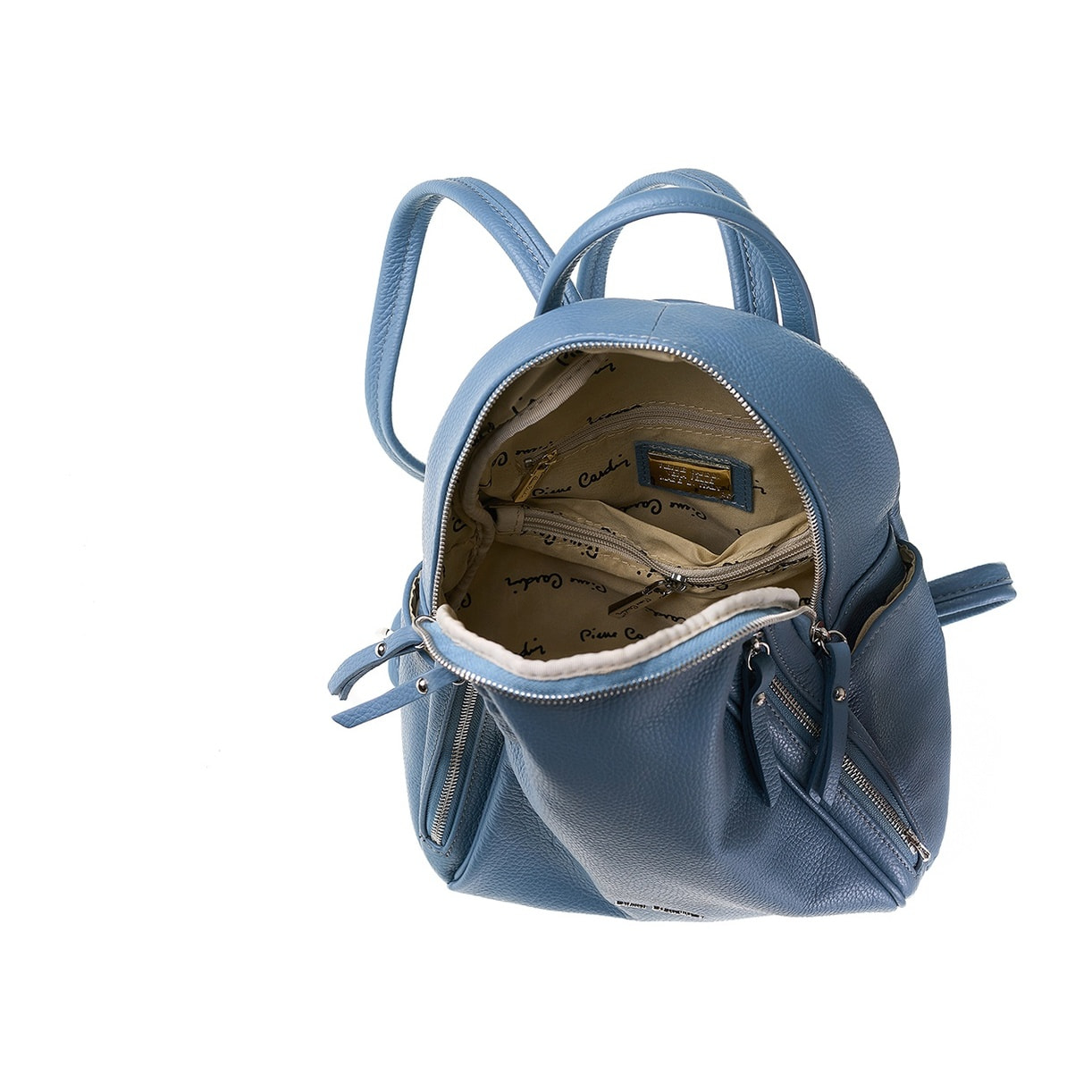 Zaino da donna in pelle Made in Italy - Modello Céleste Nova - Casual - 26.0 x 30.0 x 11.0 cm