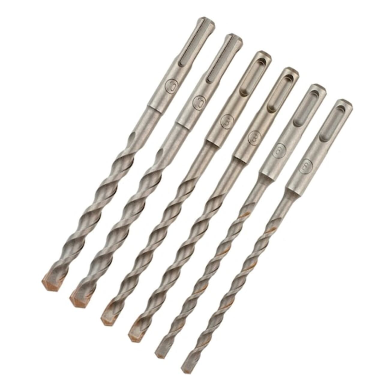 Pack de 6 forets SDS-Plus diam : 6 mm (x2), 8 mm (x2), 10 mm (x2) - DEWALT - DT60302-QZ