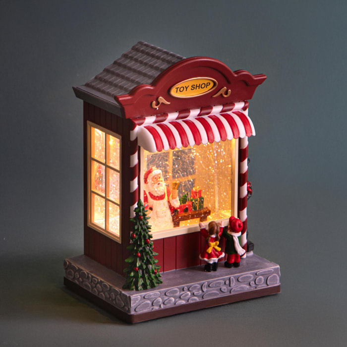 Toy shop con santa led+mus - Pezzi 1 - ALTRO - Bianchi Dino SpA