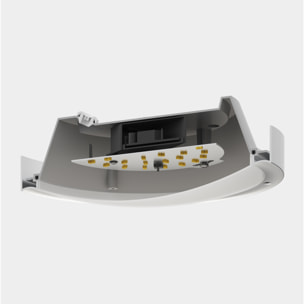LEDS C4 Plafon Ip66 Basic E27 15W Gris Urbano
