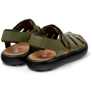 Sandalias - CAMPER Pelotas Flota Sandal - Verde - Cuero liso
