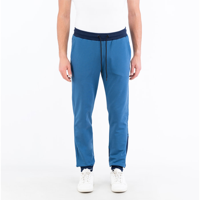 BIKKEMBERGS pantalone uomo dark blue,dress blue