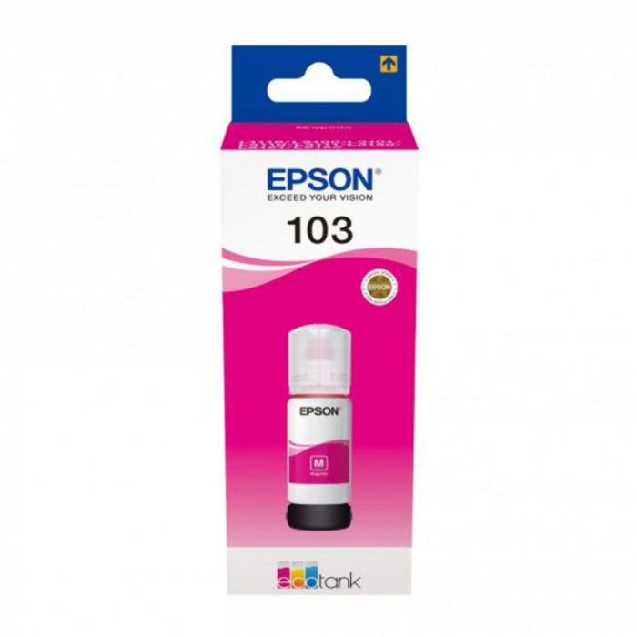 Cartouche d'encre EPSON Bouteille d'Encre Ecotank 103 Magenta - C13T00S34A