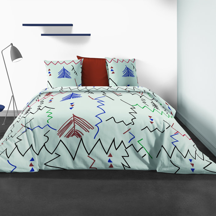 Parure Housse De Couette 3pcs 100% coton 47fils Ryad