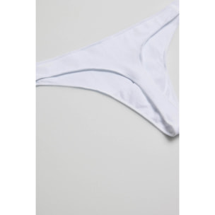 Perizoma basico in cotone bianco