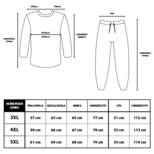 Completo Uomo SUPERGA Corto Cotone Jersey Taglie Forti